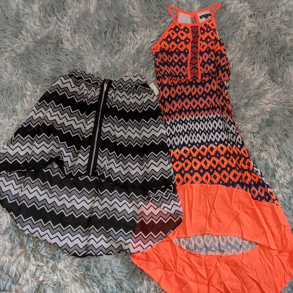 Girls dress and skirt bundle